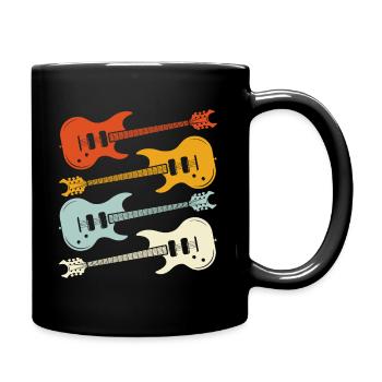 Instrument de musique guitare - Mug uni - noir - Droite