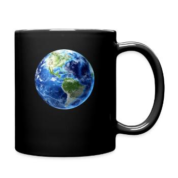 Planète terre - Mug uni - noir - Droite