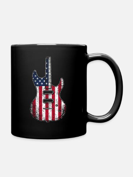 Guitare USA - Mug uni - noir
