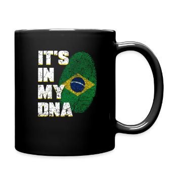 Brasilien Brasilianer Brasilianerin - Tasse einfarbig - Schwarz - Rechts
