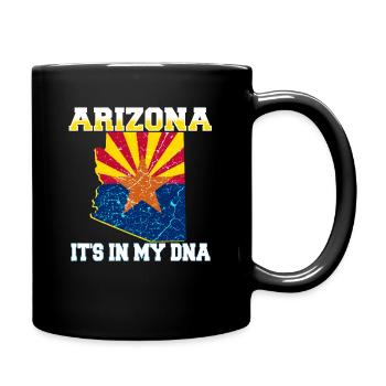 Arizona USA - Tasse einfarbig - Schwarz - Rechts