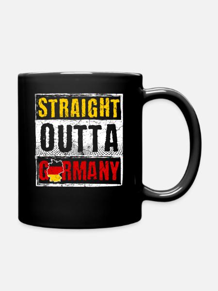 Duitsland Duitsland Duits Duitse Duitsers - Ensfarvet krus - sort