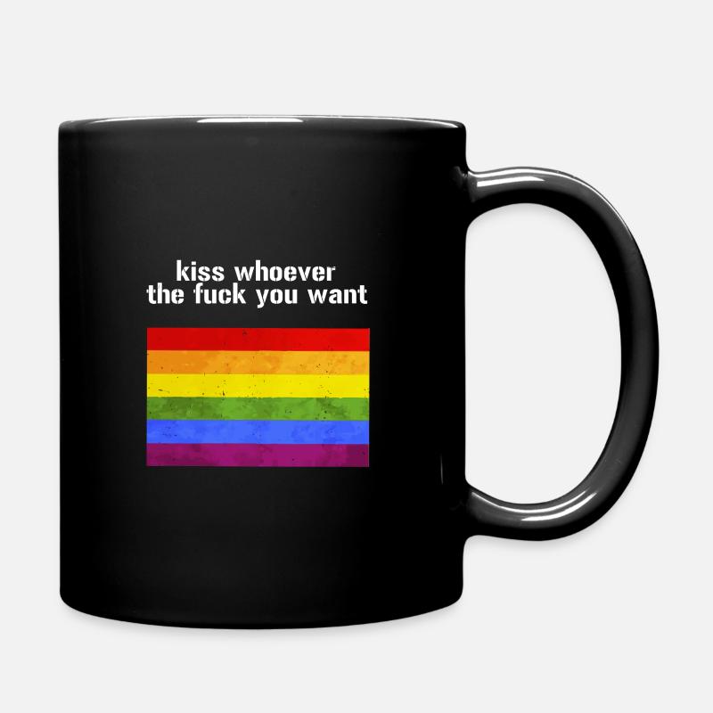 Gay Pride Geschenk - Tasse einfarbig - Schwarz