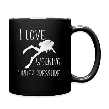 Diver professional diver underwater gift - Full Colour Mug - black - Right