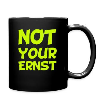 not serious - Denglish - Full Colour Mug - black - Right