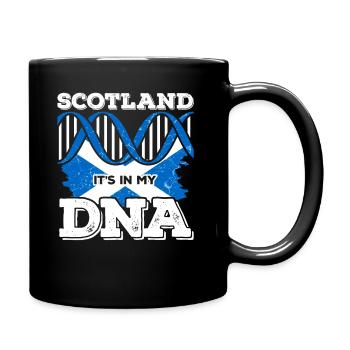 Scotland Scots DNA - Full Colour Mug - black - Right