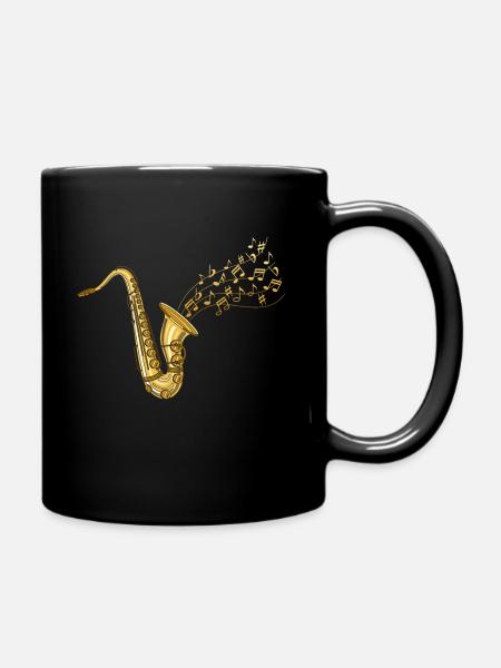 Instrument de saxophone - Mug uni - noir