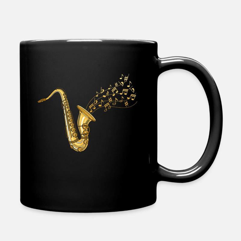 Instrument de saxophone - Mug uni - noir