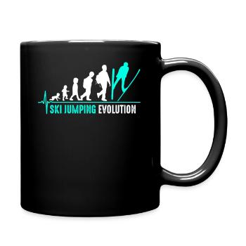 Saut à ski Evolution Naissance - Mug uni - noir - Droite