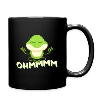 Frosch - Tasse einfarbig - Schwarz - Rechts