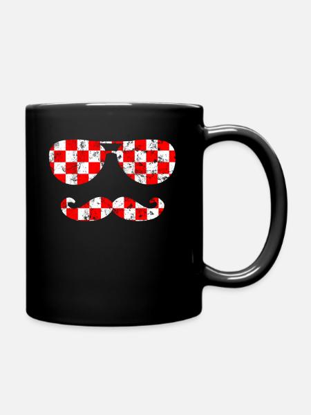 Football de Croatie - Mug uni - noir