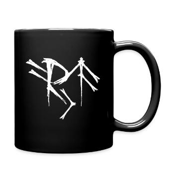 Freya Runensymbol Schildmaid Wikinger Geschenk - Tasse einfarbig - Schwarz - Rechts