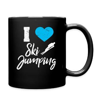 Ski Jumping Ski Jumper Ski Jumping Gift - Full Colour Mug - black - Right