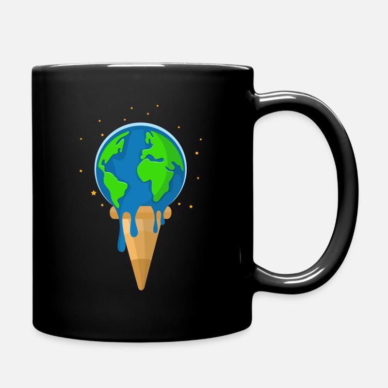Klimaschutz - Tasse einfarbig - Schwarz
