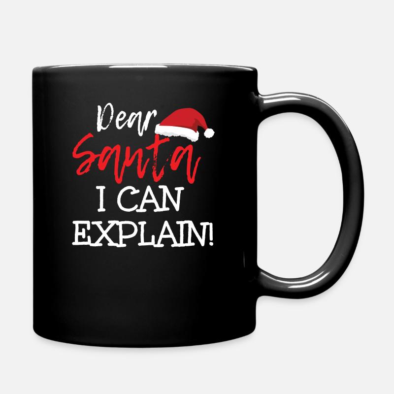 Weihnachten - Tasse einfarbig - Schwarz