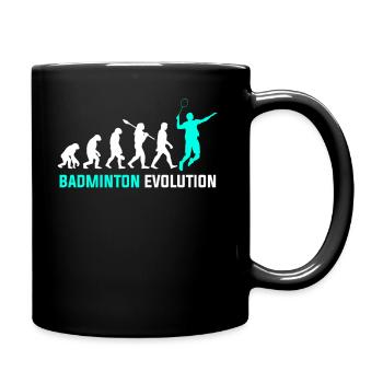 Badminton Evolution - Full Colour Mug - black - Right