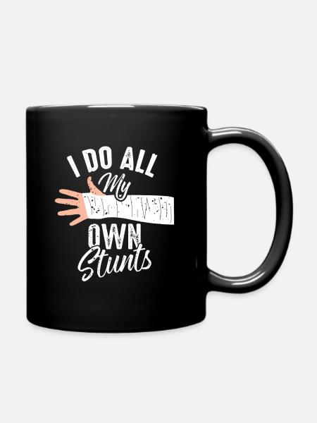 Cascadeur os de bras cassé - Mug uni - noir
