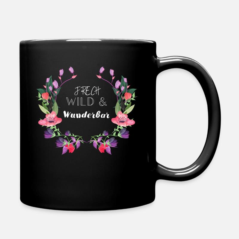 Méchant et sauvage et merveilleux - Mug uni - noir