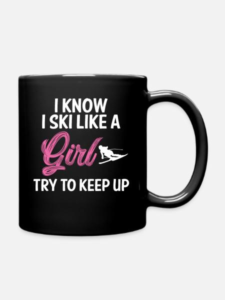 Ski Ski Ski Ski Ski Ski Berg - Mug uni - noir