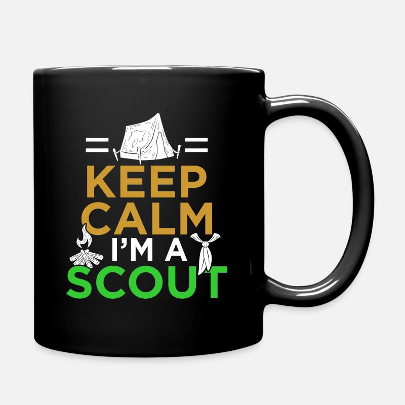 scout - Mug uni - noir
