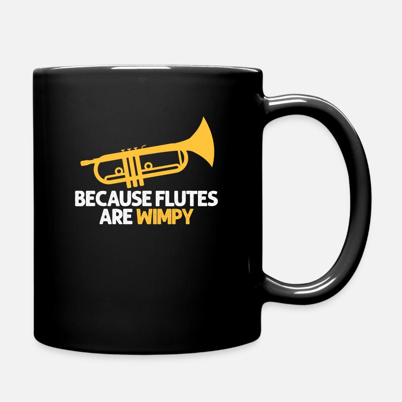 Cadeau de musicien Trompettes Evolution Trompettes - Mug uni - noir