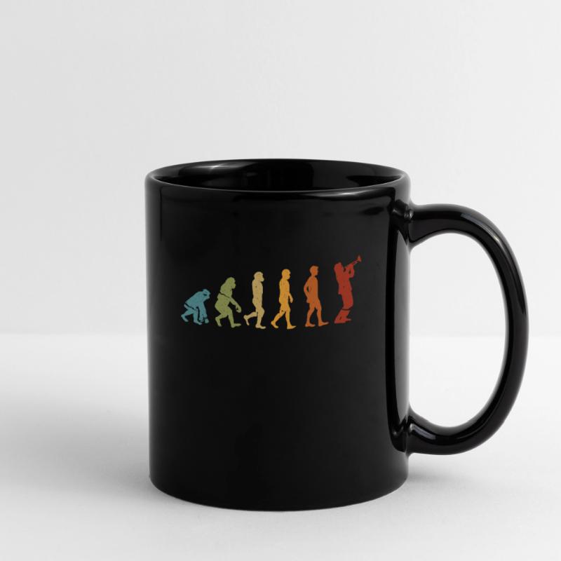 Trompete Evolution Tasse einfarbig