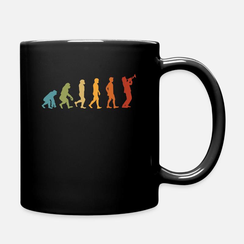 Cadeau de musicien Trompettes Evolution Trompettes - Mug uni - noir