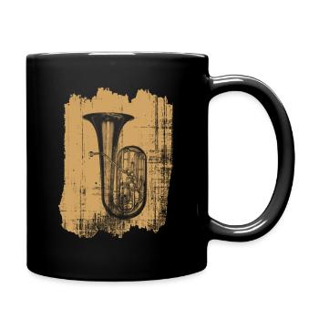tuba - Mug uni - noir - Droite