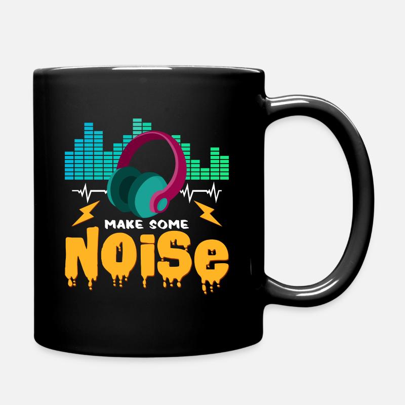 DJ - Full Colour Mug - black