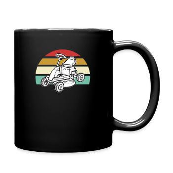 Tondre tondeuse tondeuse - Mug uni - noir - Droite