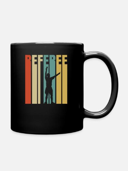 Schiedsrichter - Tasse einfarbig - Schwarz