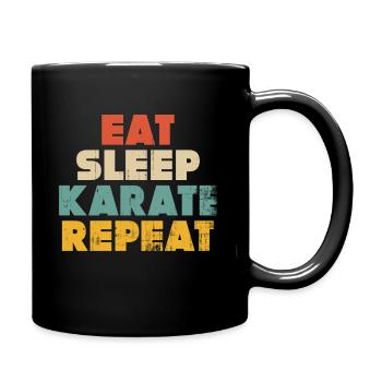 karate - Full Colour Mug - black - Right