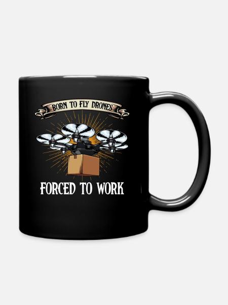 drones - Mug uni - noir