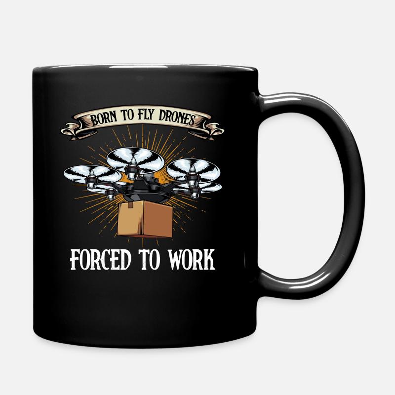 drones - Mug uni - noir