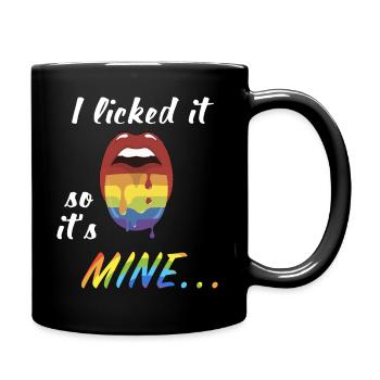 Gay Pride Gift - Full Colour Mug - black - Right