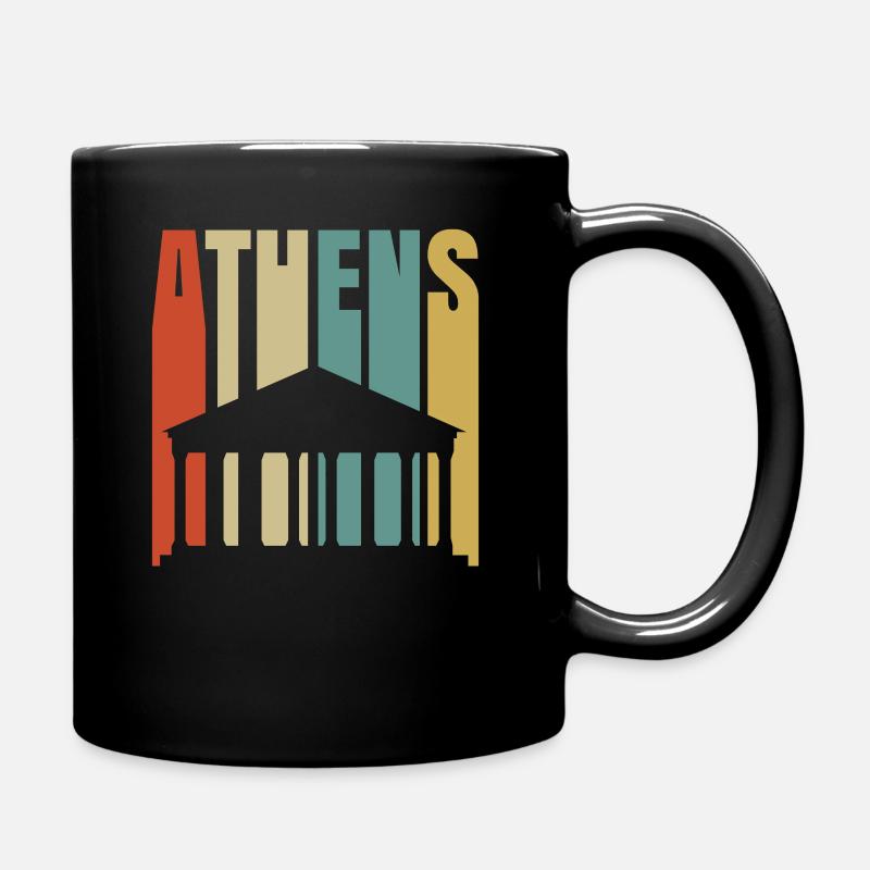 Athen - Tasse einfarbig - Schwarz