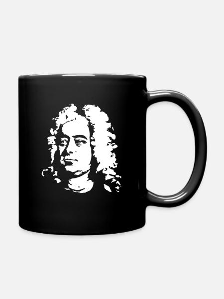 Portrait de Georg Friedrich Haendel - Mug uni - noir
