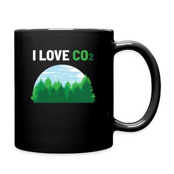 I Love CO2 - Mug uni - noir - Droite