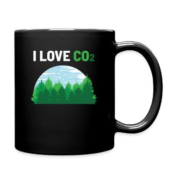 I Love CO2 - Mug uni - noir - Droite