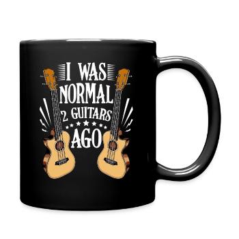 Gitarren Lustige Sprüche Musik Gitarrist Geschenk - Tasse einfarbig - Schwarz - Rechts