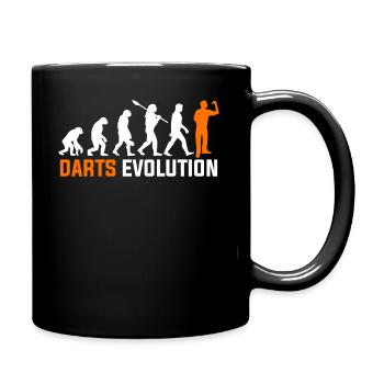 Darts Evolution - Tasse einfarbig - Schwarz - Rechts