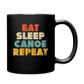 canoë - Mug uni - noir - Droite