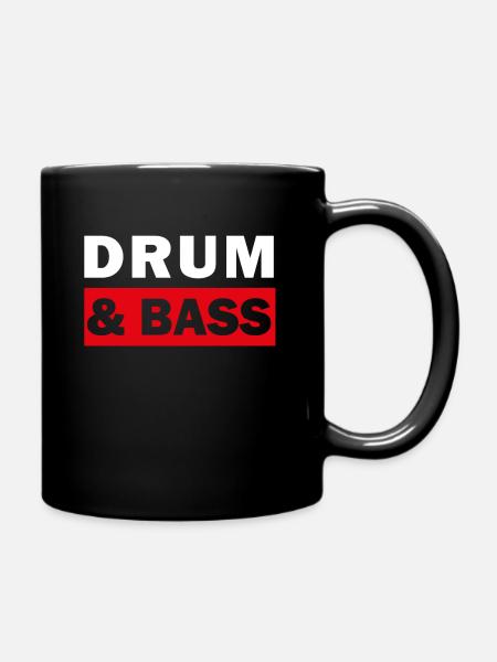 Drum And Bass - Mug uni - noir