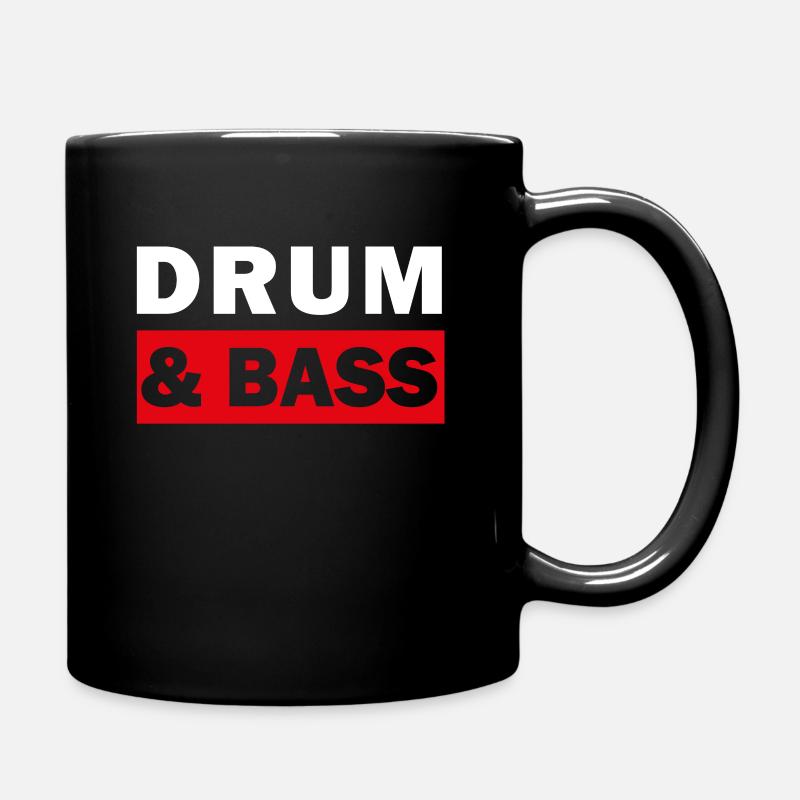Drum And Bass - Full Colour Mug - black