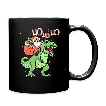 Santa Noël Dino Xmas Santa Claus - Mug uni - noir - Droite