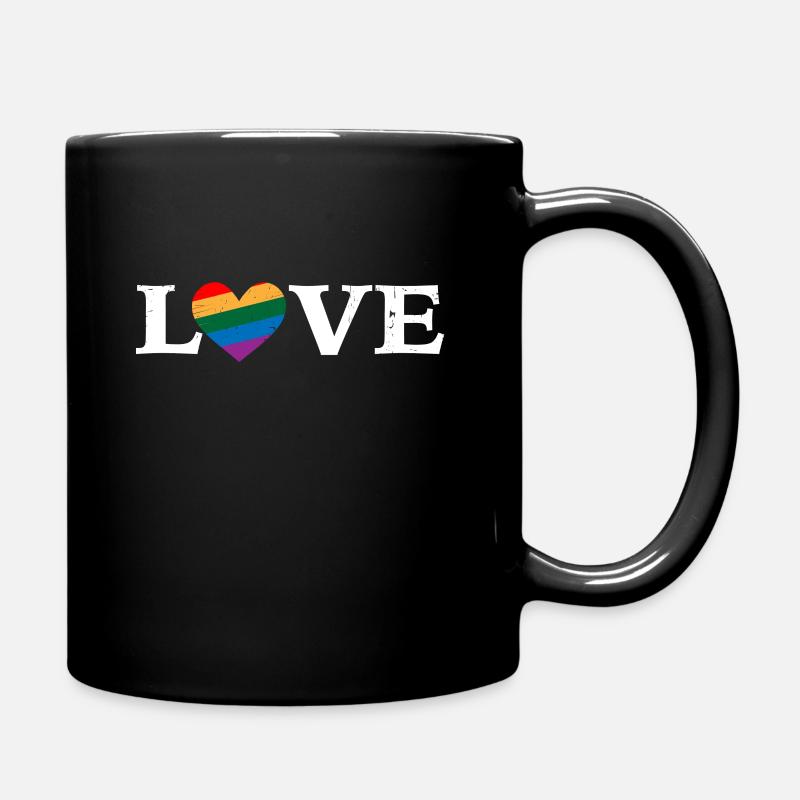 Gay Pride Gift - Full Colour Mug - black