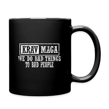 Krav Maga - Full Colour Mug - black - Right