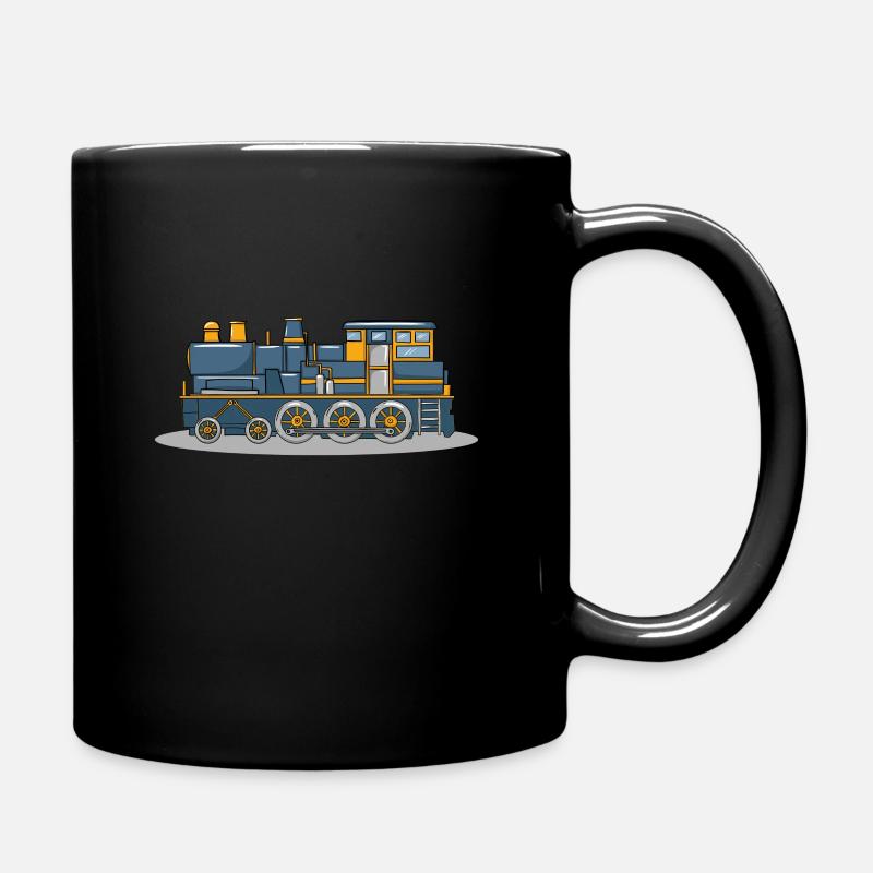 Train Wagon - Mug uni - noir