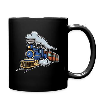 Zug - Tasse einfarbig - Schwarz - Rechts
