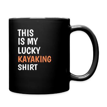 kayak - Mug uni - noir - Droite